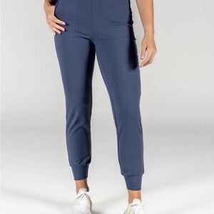 Senita Work from Home Joggers Light Navy